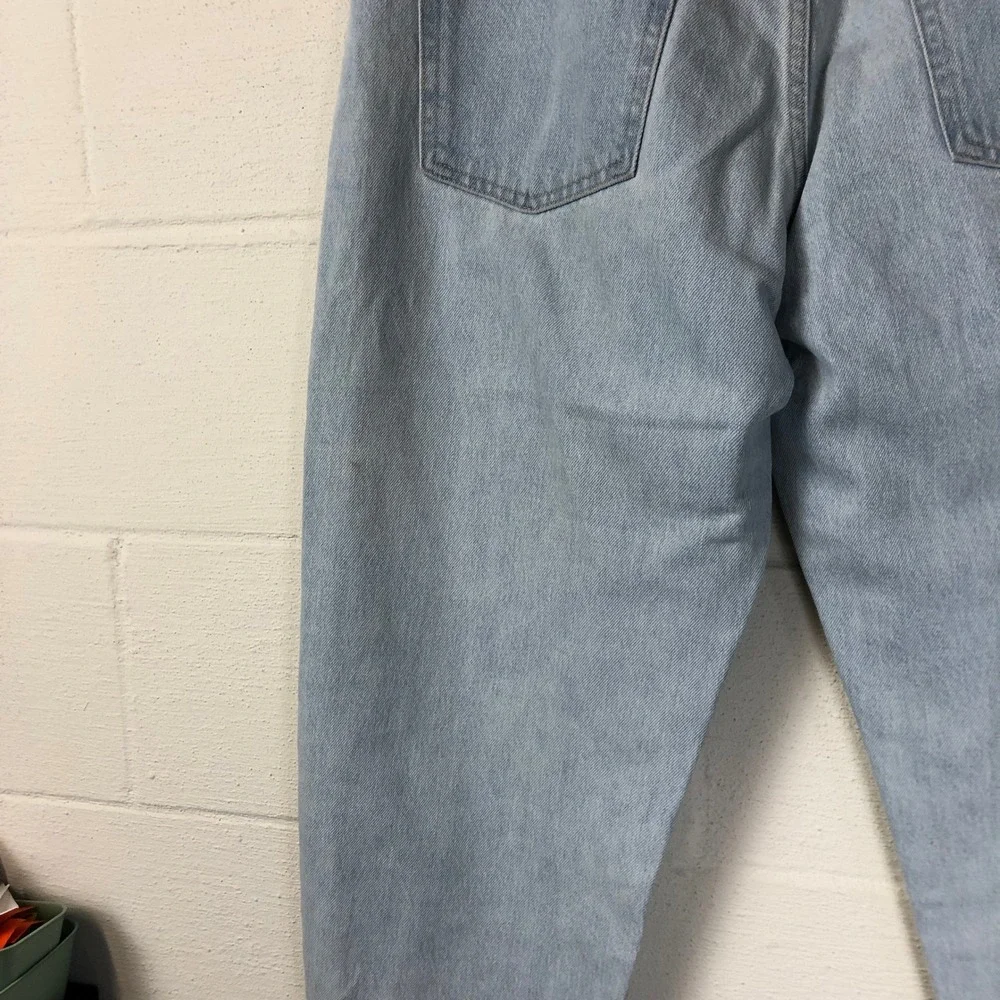 GAP Womens High Rise Barrel Jean Size 31/12 Blue Light Wash - Picture 10 of 16